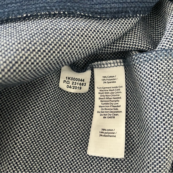 Men's Vineyard  Vines Performance Ribbed 
Quarter-Zip Pullover Sweater, Sz L - Picture 13 of 13